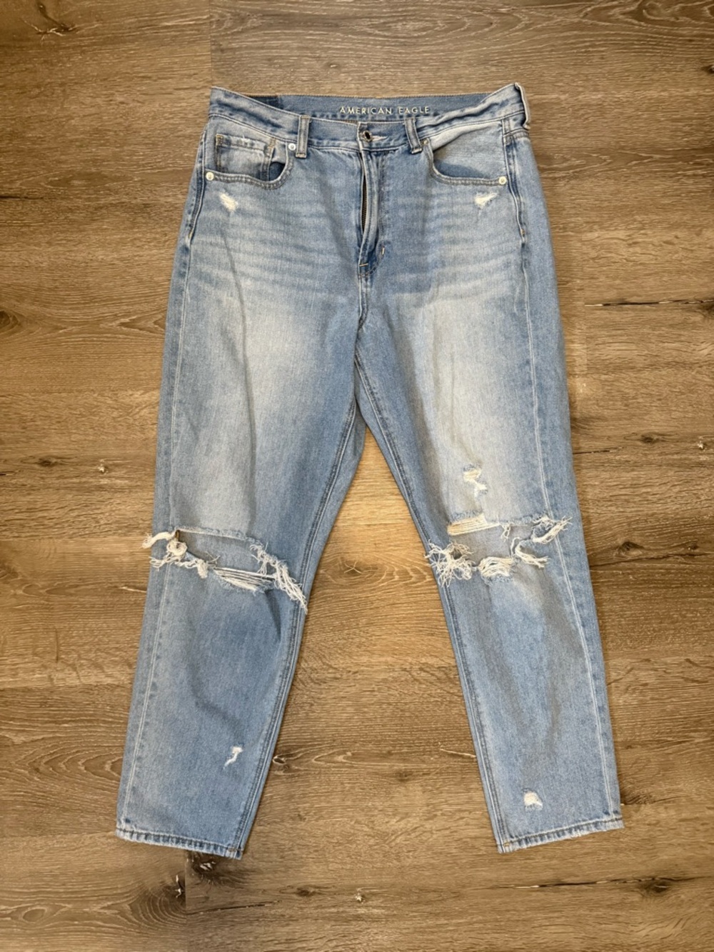 American Eagle Distressed Mom Jean Size 10 Regular